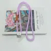 Ins correa tejida para teléfono con dopamina, correa de cuerda colorida, llavero, bolsa para cámara ccd con bandolera, venta al por mayor, personalizado