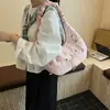 Bolso Plegado a Cuadros de Moda de Verano para Mujer 2025 Nuevo Bolso de Hombro para Viajar Versátil Bolso Tote Cruzado