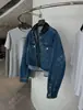 DestaqueYuran 26 Novo Outono Inicial Algodão Orgânico Sirospun Cor Contrastante Veludo Cotelê Estilo Workwear Moderno Jaqueta Jeans