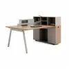 Escritorio de Oficina Moderno y Sencillo Set de Escritorio y Silla para Empleado Estación de Trabajo Sencilla para Empleado Escritorio para Estudio en Casa Escritorio de Computadora