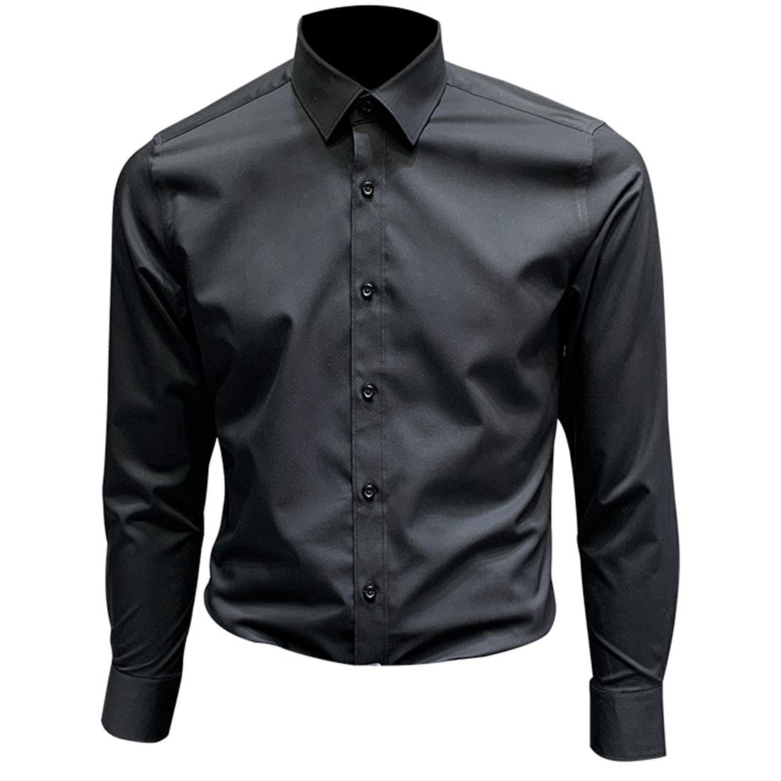 NS101纯色长袖衬衫 黑色 (1).jpg