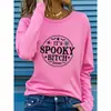 Moletom Gola Redonda Transfronteiriço Estampa Divertida de Halloween E-commerce Peça Única Atacado Amazon Wish