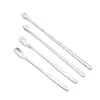 Cuchara Mezcladora de Acero Inoxidable 304 Palillo Mezclador para Café Postre Té con Leche Mango Largo Creativo Cuchara para Hielo Cuchara para Miel Cuchara de Bar