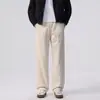 Pantalones Casuales Rectos Sueltos Nuevos para Hombre 2026, Pantalones de Pierna Ancha con Caída para Verano, Pantalones Versátiles de Estilo Japonés Relajado de Largo Completo