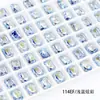 Taladro de uñas Dongzhou 8*6 broca octagonal larga de fondo puntiagudo explosiones de la red social taladro para decoración de uñas taladro de vidrio brillante venta al por mayor