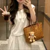 Conjunto informal de dos piezas de moda coreana nuevo de verano: Conjunto de camiseta de hombros descubiertos para mujer y pantalones anchos holgados que estilizan