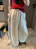 Además, tiene una sensación de frescor natural. 100% lino, estilo relajado, corte segmentado, pierna ancha, pantalones casuales holgados MQ1586