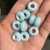 Contas Espaçadoras Cerâmicas de Furo Grande Panjia Contas Soltas Pingente Contas de Porcelana Acessórios para Joias DIY Materiais Artesanais Joias com Contas