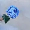 Haste Única de Flor de Crisântemo Artificial, Decoração de Flor Falsa Realista, Flor Artificial de Seda Realista de Alta Qualidade para Arranjo de Casamento