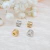 Accesorios para Joyería DIY Chapado en Cobre Oro Real Estilo Tibetano Cuentas Separadoras Pulsera de Cuentas Budistas Accesorios Perforados con Separador de Diamante