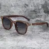 Gafas de Sol Estilo Europeo y Americano con Patas de Madera con Veta para Mujeres, Hombres, Protección Solar UV, Lujo Ligero