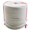 Empaquetadura de fibra cerámica ignífuga resistente a altas temperaturas tira de sellado para puerta de horno tira de amianto empaquetadura de sellado para caldera resistente a alta presión