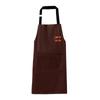 Delantal de Cuero Clásico Simple para Mujer Cocina Doméstica Hogar Impermeable y a Prueba de Aceite Cuero Suave Catering Unisex Ropa de Trabajo