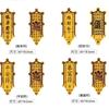 Adesivos de Celular Contendo Ouro, Mesmo Estilo de Shenzhen Shuibei, Adesivos Dourados de Gato da Sorte Atrai-Fortuna, Brindes Promocionais