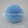 Imitación de piel de conejo Rex bola de pelo punto 6/7/8cm versión coreana de la bola de pelo felpa llavero joyería para bolsa bola de pelo de piel sintética bola de pelo de conejo
