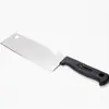 Vendas Diretas da Fábrica Faca de Cozinha com Cabo de Plástico Cabo Preto Faca de Melancia Faca de Cozinha com Dentes Faca Multiuso Faca de Cozinha para Fatiar