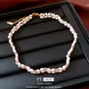 Collar de Perlas con Cuentas Chapado en Oro Real de 18K, Estilo de la Corte Francesa, Exquisita Cadena para Suéter, Joyería Única de Nicho para Mujeres