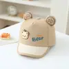 Gorros Lindos de Bebé para Primavera Gorra de Béisbol Versátil Conejito de Dibujos Animados Gorra de Béisbol para Niños Sombrero de Sol de Verano