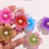 Flor de Perla Graduada Grande Vintage de Cinco Pétalos Accesorio Acrílico Accesorio para Aretes Llavero DIY