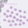 DIY Resina Colorida Flor de Cinco Pétalas Nail Art Joia Celebridade da Internet Estilo Quente Gelo Transparente Estéreo Flor Grande e Pequena Joia de Diamante para Unha