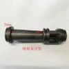 Paleta guía de bomba cabeza grande varilla guía de bomba plástico pala de agua conducto de paleta guía de bomba de agua anillo de goma impulsor de disco de plástico de turbina de agua