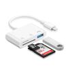 Aplicable a lector de tarjetas SD dos en uno tipo C de Apple, tableta, cámara, cable adaptador TF, adaptador de tarjeta de memoria Android