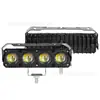 Foco Led para Motocicleta Ojo de Gato 4 LEDs 12V24V Vehículo Eléctrico Parachoques Coche Camión Techo Parachoques Frontal Luz Fuerte