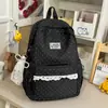 Mochila Pequeña Azul con Encaje de Encaje de Sal Marina para Niñas, Suave y Dulce para Estudiantes Universitarias de Vacaciones, Mochila Juvenil y Adorable