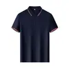 Camisa polo de algodón modal, lino ligero, piqué, solapa, 195g, 60 piezas, camisa para publicidad corporativa, camisa cultural, ropa de trabajo, bordada