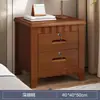 Mesita de noche de madera maciza, diseño estilo chino, fácil de instalar, adecuada para dormitorios, hogares y propiedades de alquiler, con cerradura y espacio de almacenamiento
