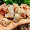 Azul Piedra Gris Fósforo Blanco Cristal Rojo Jaspe Granate Topacio Corindón Rojo Polvo de Cristal Ámbar Adornos Muestra Mineral