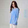 Ropa de Yoga con Protección Solar Osyo para Mujer, Corte Holgado, Secado Rápido, Cubre Ropa, Ropa de Entrenamiento y Fitness, Mangas Largas con Efecto Adelgazante y Tops Casuales Versátiles