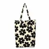 Bolsa de Compras Plegable y Almacenable, Bolsa Tote Estampado Floral Estilo Coreano, Ligera, Gran Capacidad, Bolsa Ecológica, En Stock, Personalizable