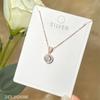 Collar de plata esterlina s925 para niñas, colgante de corazón latiente que combina con todo, cadena para clavícula, collar elegante de lujo ligero, regalo para novia