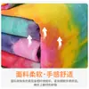 Toalla para esterilla de yoga tie-dye en stock, antideslizante profesional, resistente a la suciedad, absorbente de sudor, tela para esterilla de yoga, toalla de manta de yoga portátil para fitness