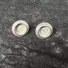 Brincos de Prata Tarraxas Suportes Vazios Materiais DIY para Cravação Acessórios de Tarraxas para Bordado Antigo Suportes Vazios para Orelhas