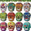 México Halloween Cráneo de Madera Día de Muertos Colgante Decoración de Fiesta Adorno Colgante Decoración de Atmósfera Festiva