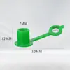 Tampa de Bico Medidor de Fluxo de Oxigênio Plugue de Vedação de Silicone para Inalação de Oxigênio e Atomização Medidor de Fluxo de Uso Duplo Borracha de Silicone de Três Usos