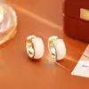 Pendientes Populares Simples y de Moda de Gota de Aceite, Pendientes Versátiles de Alta Gama para el Uso Diario para Mujeres, Pendientes Suaves, Dulces y Frescos de Celebridad de Internet