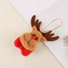 Campana de Navidad colgante pequeño colgante de tela accesorios de Papá Noel muñeco de nieve Papá Noel muñeco de nieve colgante de campana