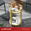 Mesa de Café para Mesa de Mahjong, Cenicero de Doble Capa y Portavasos para Sala de Juegos, Mesa Lateral para Mesa de Mahjong, Mesa de Café, Mesa de Café Redonda de Lujo Ligero