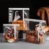 Bolsa Transparente para Pan Tostado Bolsa para Sándwich Bolsa para Bagel Europea Bolsa para Hornear Bolsa de Empaque Alambre Rizado Cierre Zip Bolsa al por Mayor