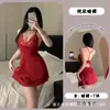 Camisola Noturna Gato Francês, Lingerie Sexy de Renda, Conjunto Atraente de Camisola para Dormir, Pijama Sedutor Feminino sem Costas