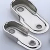 Assento de Tubo para Roupas Suporte de Roupas de Ferro Flange de Assento Ferramentas Domésticas Flange de Closet Tubo Redondo 25 Flanges para Tubos