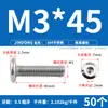 Tornillo Hexagonal de Acero Inoxidable 304 para Muebles, Cabeza Plana Grande, Borde Invertido, Tornillo de Cabeza Redonda, Perno de Borde Invertido