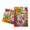 Sementes de Flor de Malva-Rosa Dobrada Perene Pátio Fácil de Cultivar Sementes de Flor Vermelha Sementes de Flor de Grama Pacote de Cor Original de Fábrica
