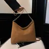 Bolsos Retro Otoño e Invierno para Mujer 2025 Nuevo Bolso de Hombro y Axila de Gamuza de Gama Alta Bolso Casual para el Trabajo Bolso Almohada