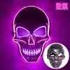 Máscara Luminosa de Luz Fría Amazon Transfronteriza 2026 Fiesta de Halloween Máscara de Calavera Led Horror