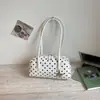Shuai Mi Casa Doce Menina Bolinhas Bolsa de Axila Feminina 2026 Nova Tendência Moda Bolsa de Mão Estilo Bowling