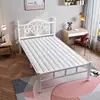 Cama Plegable para Uso Doméstico, Cama para Siesta en Oficina de una Persona, Cama de Camping Simple, Cama de Acompañante, Cama Plegable para Apartamentos Pequeños y Casas de Alquiler